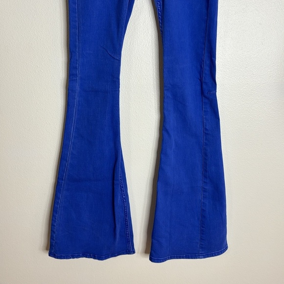 Free people we the free penny flare elastic waist jeans size 2 - Picture 3 of 13